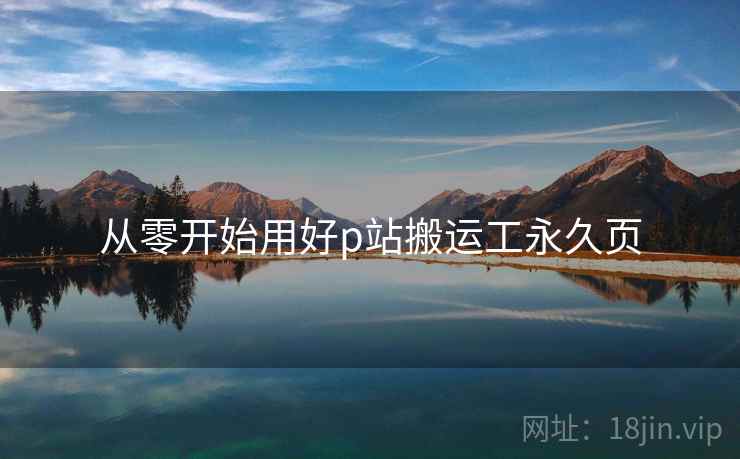 从零开始用好p站搬运工永久页