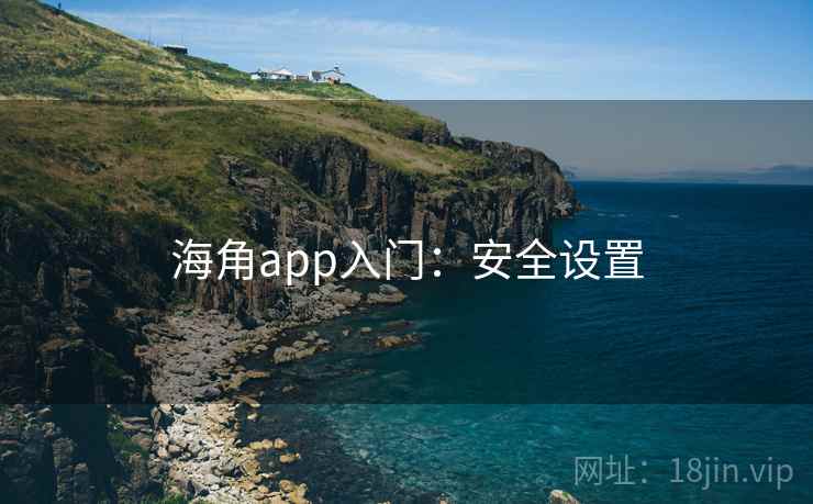 海角app入门：安全设置